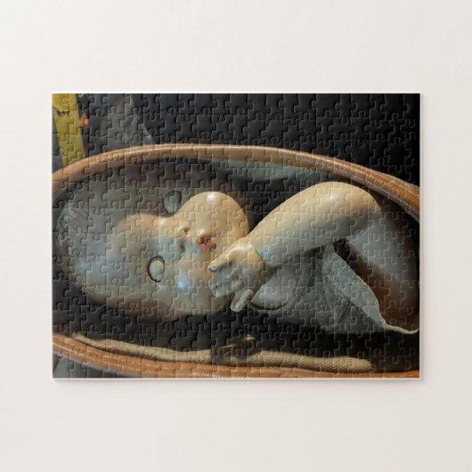 Jigzaag Puzzel Creepy Doll van JP Denyer Legpuzzel (Horizontaal)