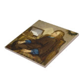 Jigzaag puzzel over kunst uit het Metropolitan Mus Tegeltje (Zijkant)