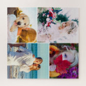 Jigzaag Puzzle 4 Foto's gewond Legpuzzel (Horizontaal)