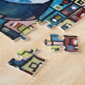 Jigzaag Puzzle - Arbroath Harbour Legpuzzel (Zijkant)