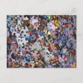 Jigzaag Puzzle-artikelen Briefkaart (Voorkant)