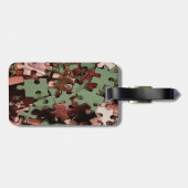 Jigzaag Puzzle Bagagelabel (Achterkant horizontaal)