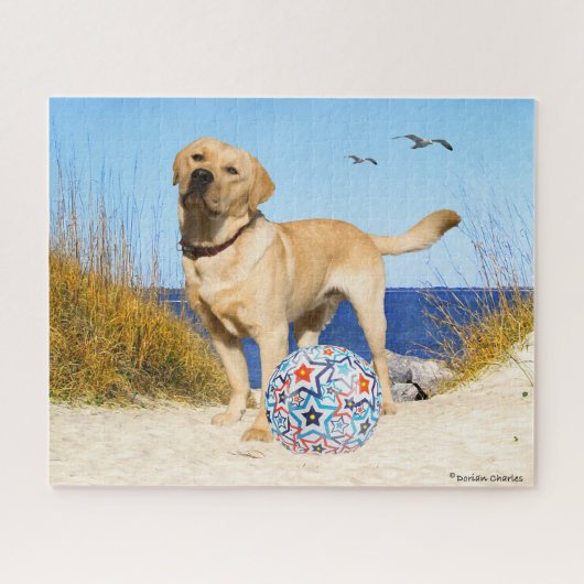 Jigzaag Puzzle "Bij het strand" Legpuzzel (Horizontaal)