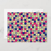 Jigzaag Puzzle Briefkaart (Voorkant / Achterkant)