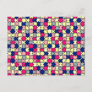 Jigzaag Puzzle Briefkaart