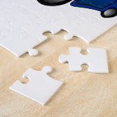 Jigzaag Puzzle Car Salesman Legpuzzel (Zijkant)