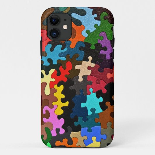 Jigzaag Puzzle Case-Mate iPhone Case (Achterkant)