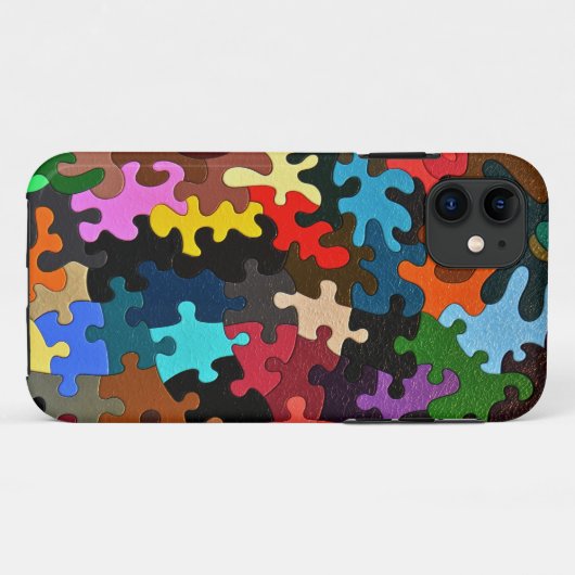 Jigzaag Puzzle Case-Mate iPhone Case (Achterkant (horizontaal))