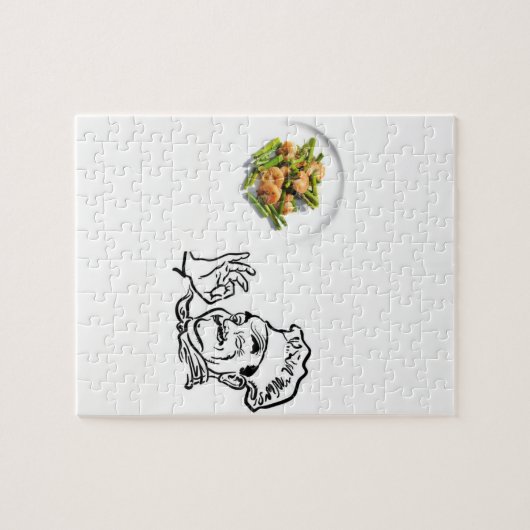 Jigzaag Puzzle Chef Legpuzzel (Horizontaal)