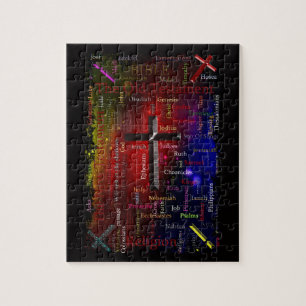 Jigzaag Puzzle Design Legpuzzel