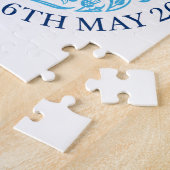 Jigzaag Puzzle for 2023 Coronation - Blue Legpuzzel (Zijkant)