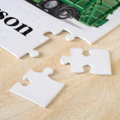 Jigzaag Puzzle Garbage Truck Legpuzzel (Zijkant)