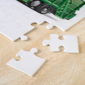 Jigzaag Puzzle Garbage Truck Legpuzzel (Zijkant)