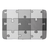 Jigzaag Puzzle Gray Tones Badmat (Voorkant)