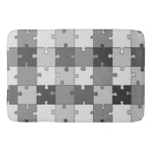 Jigzaag Puzzle Gray Tones Badmat (Voorkant)