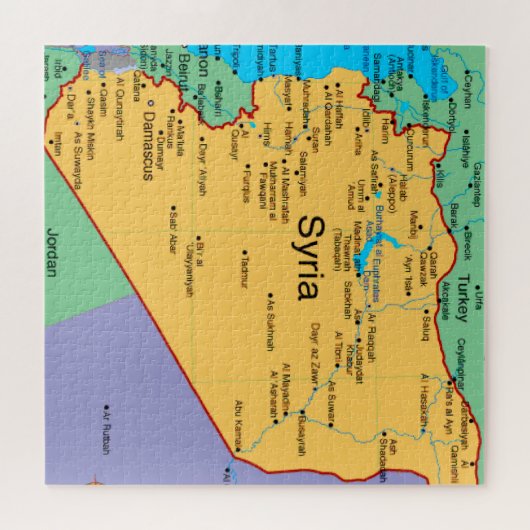Jigzaag Puzzle in Syria Legpuzzel (Horizontaal)