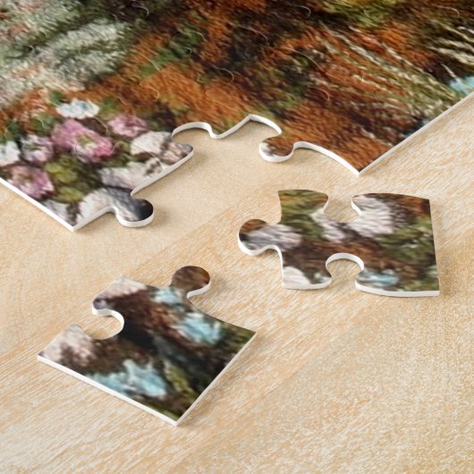 Jigzaag Puzzle - Klassiek Arabisch design Legpuzzel (Zijkant)