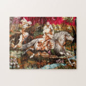 Jigzaag Puzzle - Klassiek Arabisch design Legpuzzel (Horizontaal)