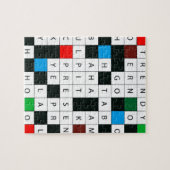 Jigzaag Puzzle Legpuzzel (Horizontaal)
