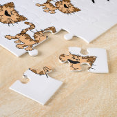 Jigzaag Puzzle Legpuzzel (Zijkant)