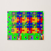 Jigzaag Puzzle Legpuzzel (Horizontaal)