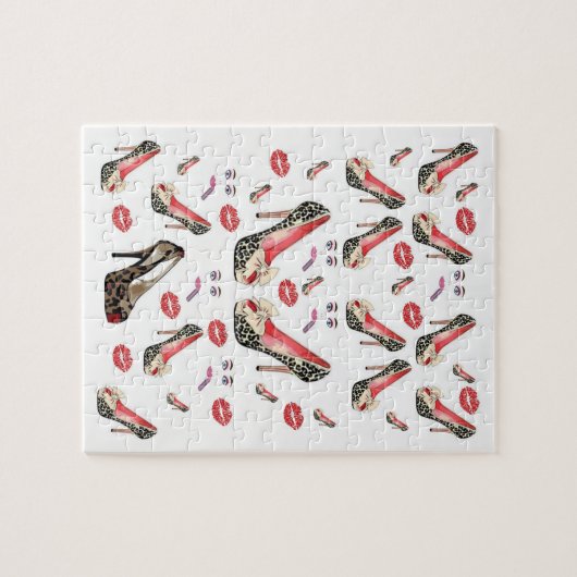 Jigzaag Puzzle Legpuzzel (Horizontaal)