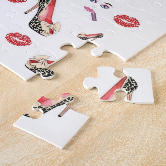 Jigzaag Puzzle Legpuzzel (Zijkant)