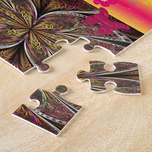 Jigzaag Puzzle Legpuzzel (Zijkant)