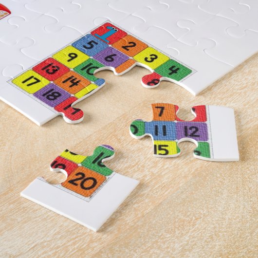 Jigzaag Puzzle Legpuzzel (Zijkant)