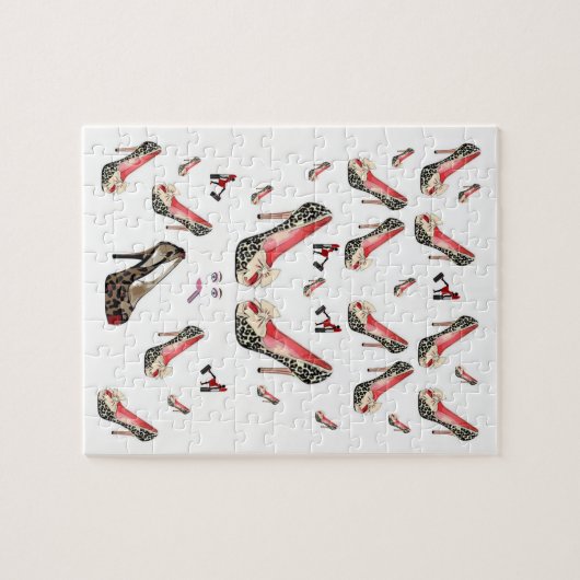 Jigzaag Puzzle Legpuzzel (Horizontaal)