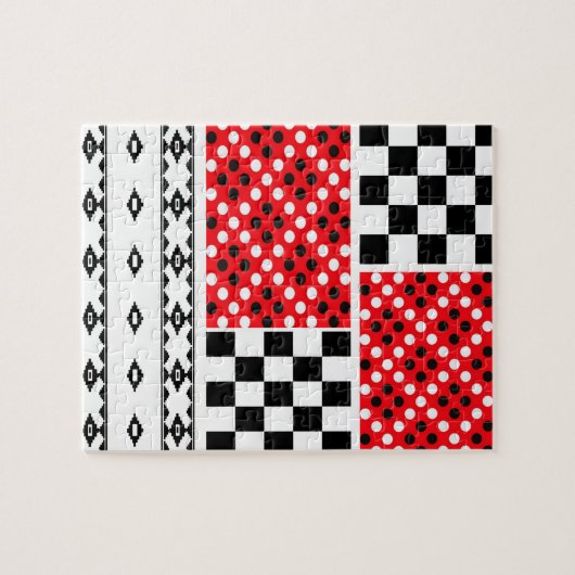 Jigzaag Puzzle Legpuzzel (Horizontaal)