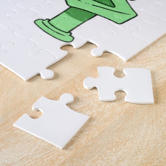 Jigzaag Puzzle Legpuzzel (Zijkant)