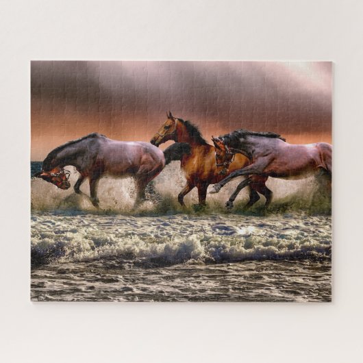 Jigzaag Puzzle Legpuzzel (Horizontaal)