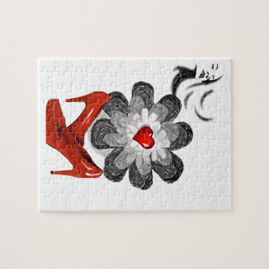 Jigzaag Puzzle Legpuzzel (Horizontaal)