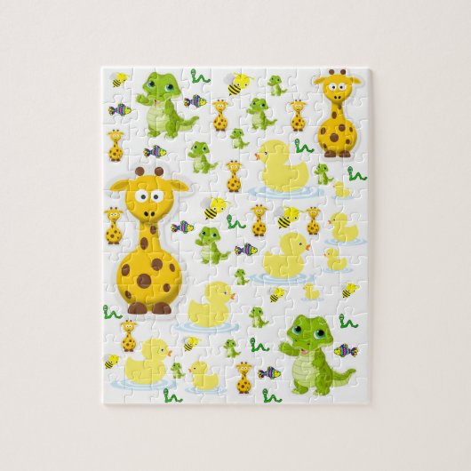 Jigzaag Puzzle Legpuzzel (Verticaal)