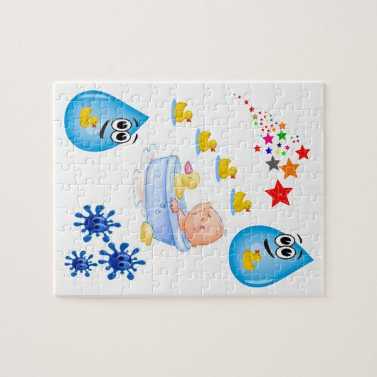 Jigzaag Puzzle Legpuzzel (Horizontaal)