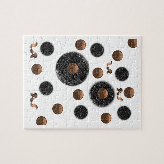 Jigzaag Puzzle Legpuzzel (Horizontaal)