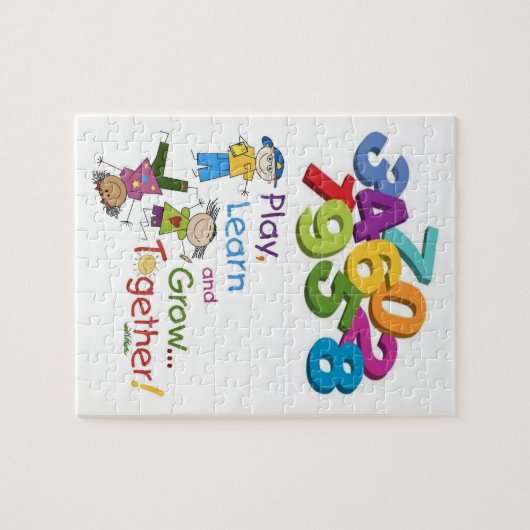 Jigzaag Puzzle Legpuzzel (Horizontaal)