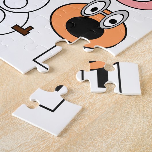 Jigzaag Puzzle Legpuzzel (Zijkant)