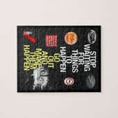 Jigzaag Puzzle Legpuzzel (Horizontaal)