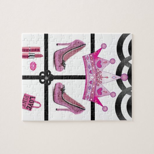 Jigzaag Puzzle Legpuzzel (Horizontaal)