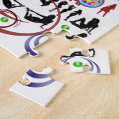 Jigzaag Puzzle Legpuzzel (Zijkant)