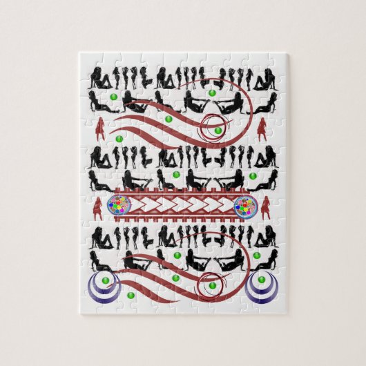 Jigzaag Puzzle Legpuzzel (Verticaal)