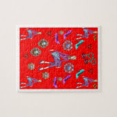 Jigzaag Puzzle Legpuzzel (Horizontaal)