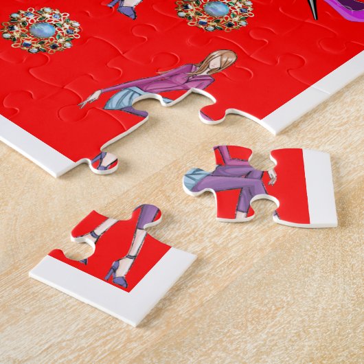 Jigzaag Puzzle Legpuzzel (Zijkant)