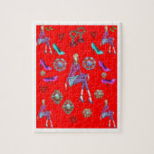 Jigzaag Puzzle Legpuzzel (Verticaal)