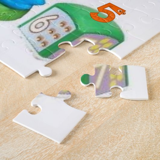 Jigzaag Puzzle Legpuzzel (Zijkant)