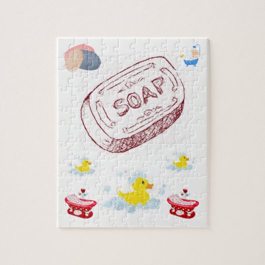 Jigzaag Puzzle Legpuzzel (Verticaal)