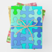 Jigzaag Puzzle Lovers Wrapping Paper Set (In situ)