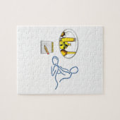 Jigzaag Puzzle Massuese Legpuzzel (Horizontaal)